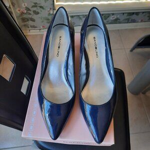 Bandolino Navy Blue Patent Pump Shoes Size 8M